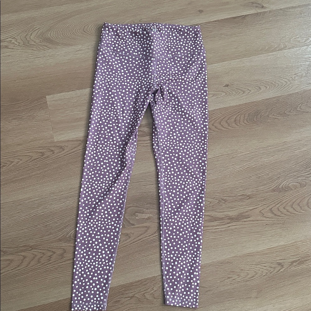 Sultry leggings by glyder Purple Polka Dot Leggings